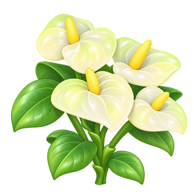 Anthurium blanc