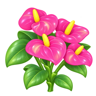 Anthurium pêche
