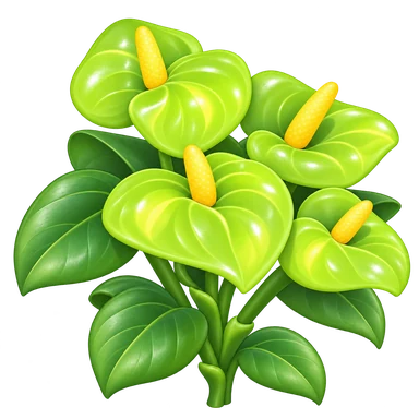 Anthurium vert