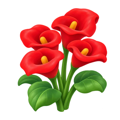 Calla rouge