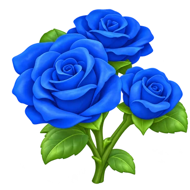 Rose bleue
