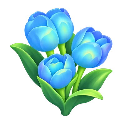 Tulipe bleue